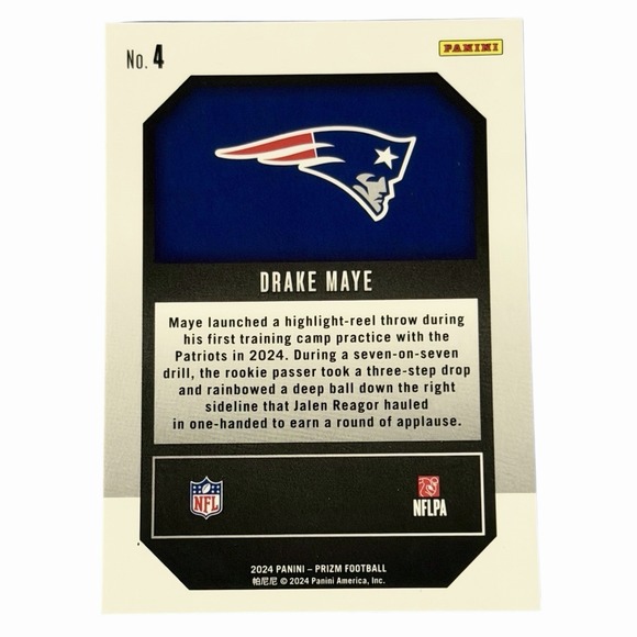 Drake Maye 2024 Rookie 5 Card Collection Lot Panini Topps Super Bowl M/NM READ - Picture 13 of 15